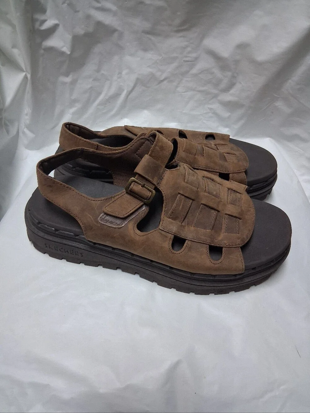 Skechers Throwback Sandals Men's Size 9 Preowned